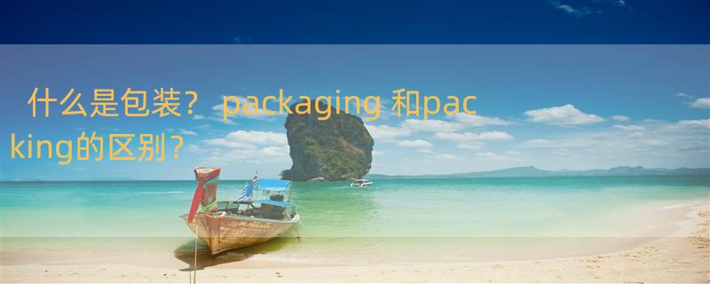 什么是包装？ packaging 和packing的区别？