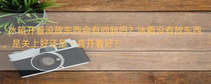 生活中，家里的冰箱打死都不能放的物品有哪些呢？ 冰箱开着不放东西有没有事