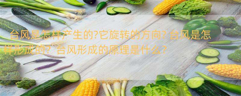 台风是怎样产生的?它旋转的方向? 台风是怎样形成的？台风形成的原理是什么？