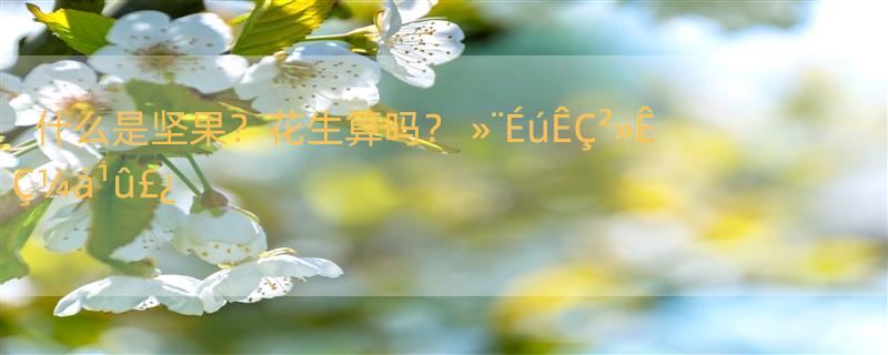 什么是坚果？花生算吗？ »¨ÉúÊÇ²»ÊÇ¼á¹û£¿