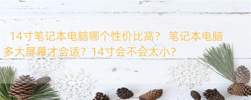 14寸笔记本电脑哪个性价比高？ 笔记本电脑多大屏幕才合适？14寸会不会太小？