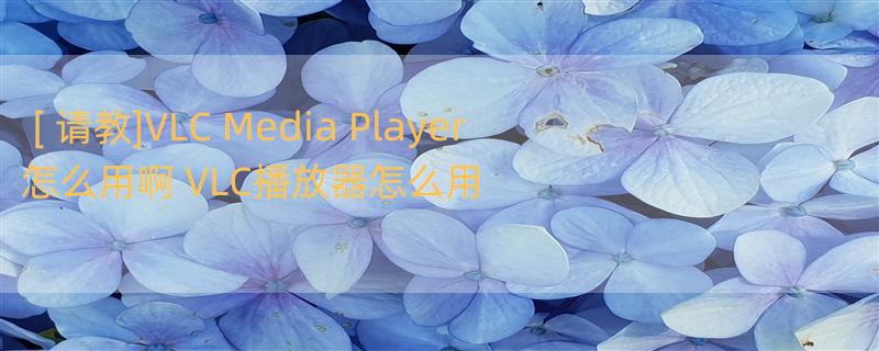 [ 请教]VLC Media Player 怎么用啊 VLC播放器怎么用