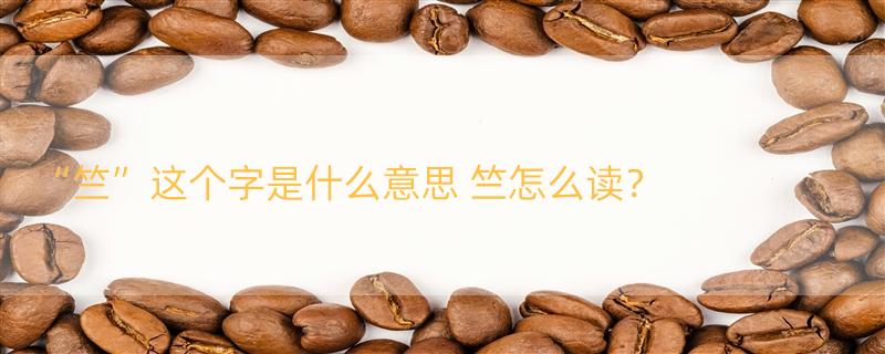 “竺”这个字是什么意思 竺怎么读？