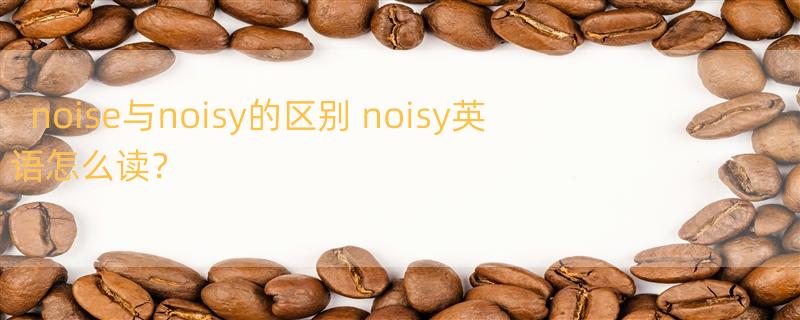 noise与noisy的区别 noisy英语怎么读？