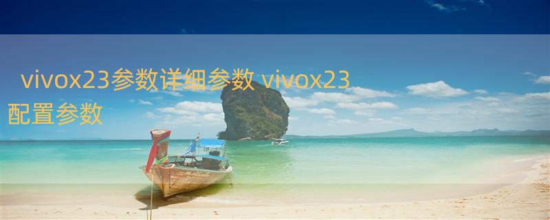 vivox23参数详细参数 vivox23配置参数