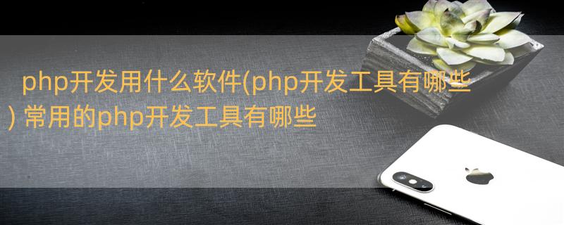 php开发用什么软件(php开发工具有哪些) 常用的php开发工具有哪些